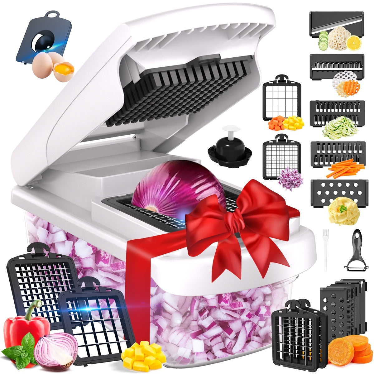 Household Multi-function Vegetable Chopper Kitchen 15-in-one