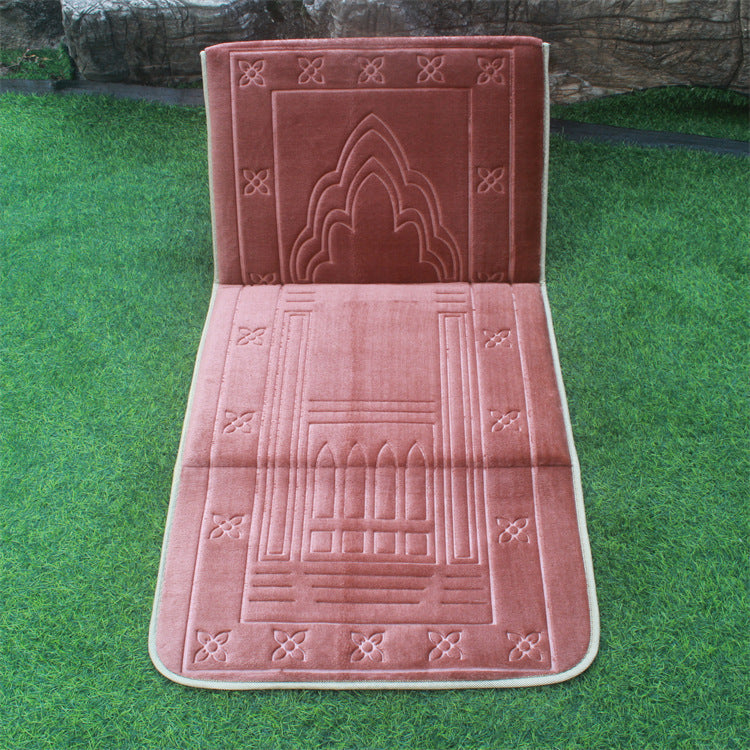 Backrest Blanket Foldable Prayer Mat Backrest Blanket Floor Mat