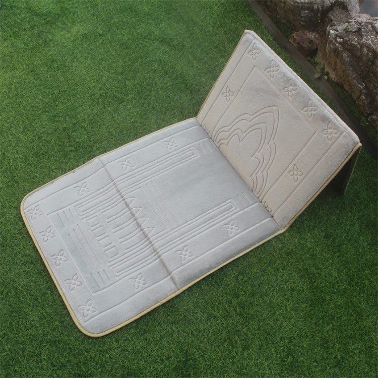 Backrest Blanket Foldable Prayer Mat Backrest Blanket Floor Mat